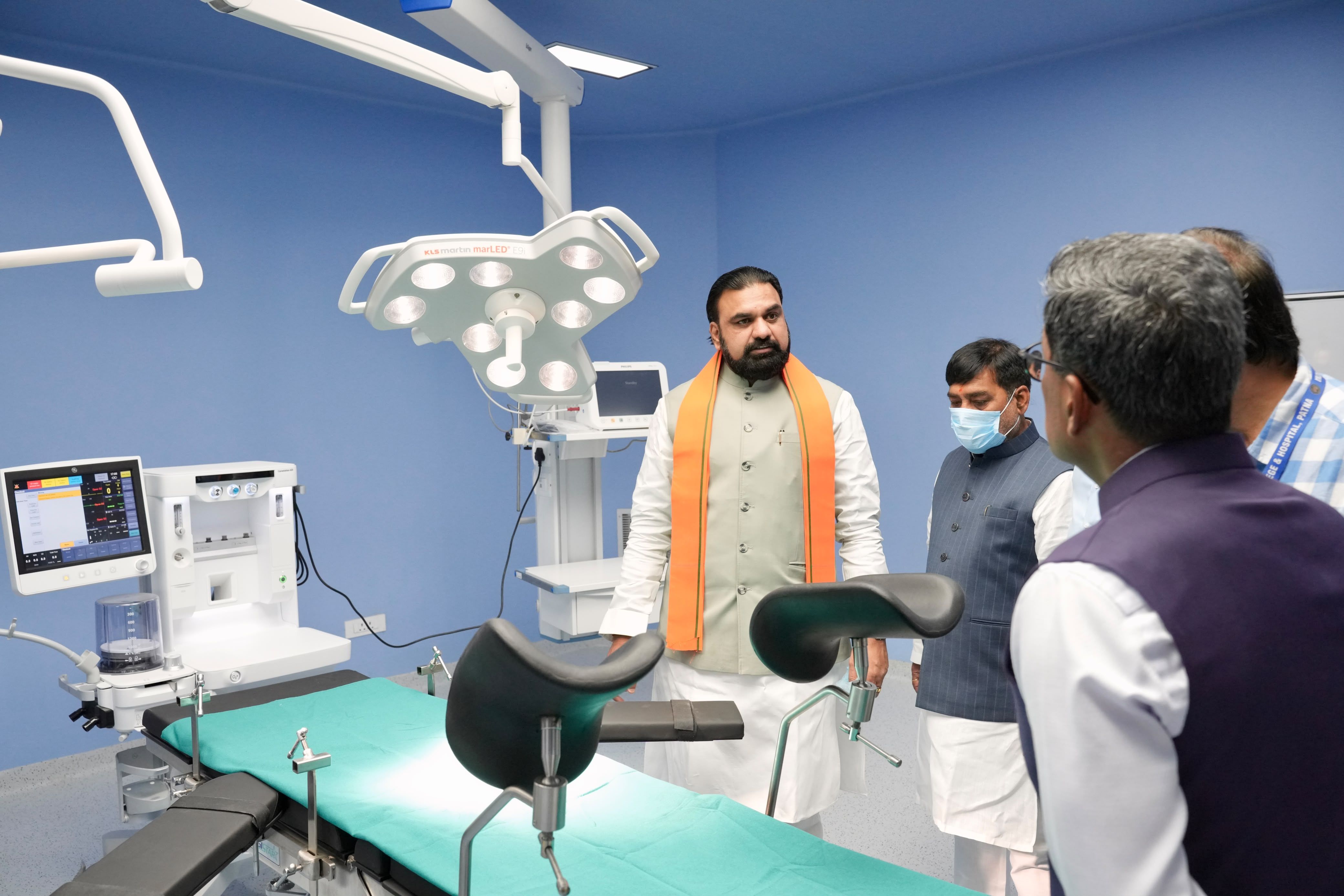पुनर्विकास परियोजना के प्रथम चरण में बना 536 बेड क्षमता वाला नवनिर्मित टावर-3।