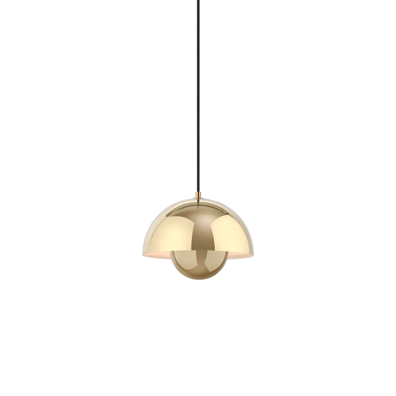 Flowerpot VP1 Pendant Polished Brass