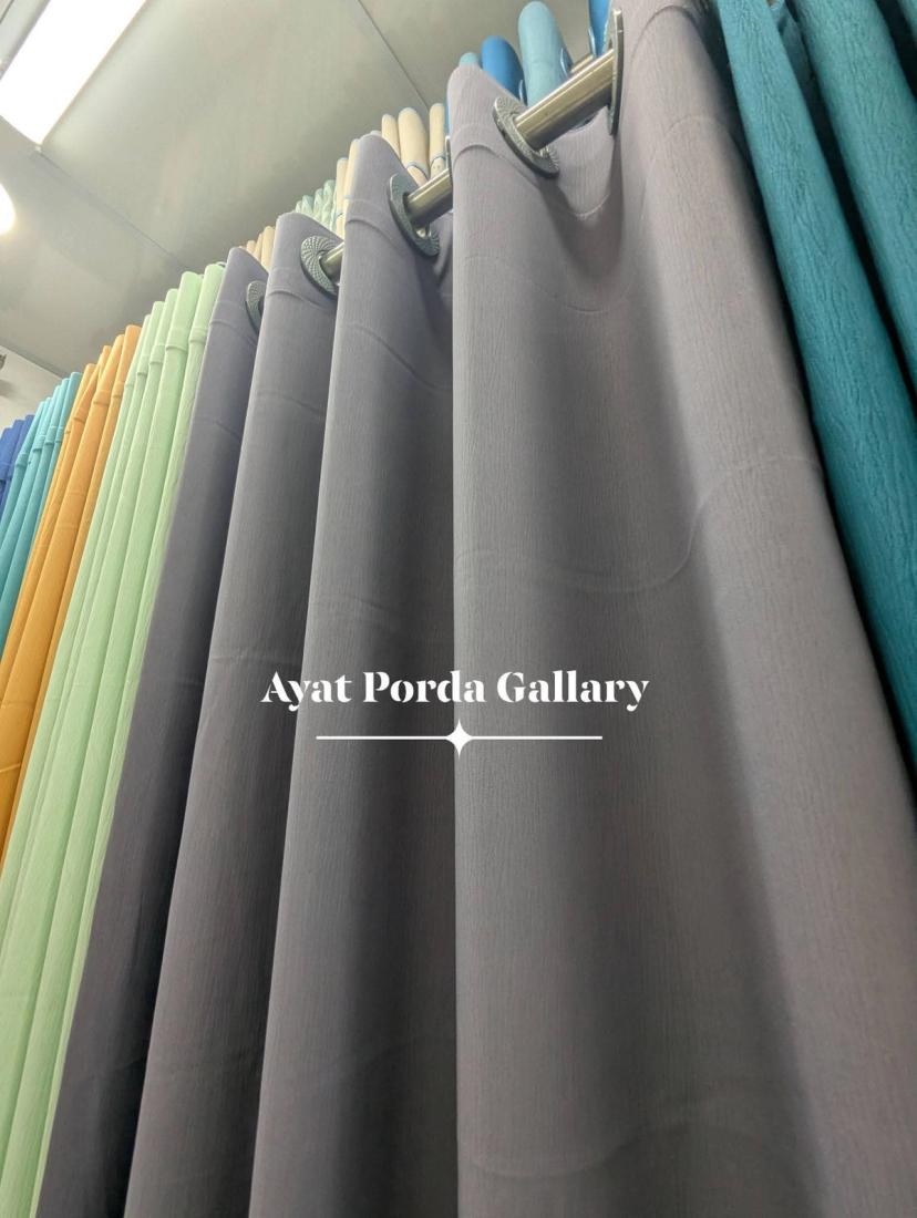 Shatin Fabric Curtain – 7 Feet Standard | 50 Inch Wide | Custom Length Available