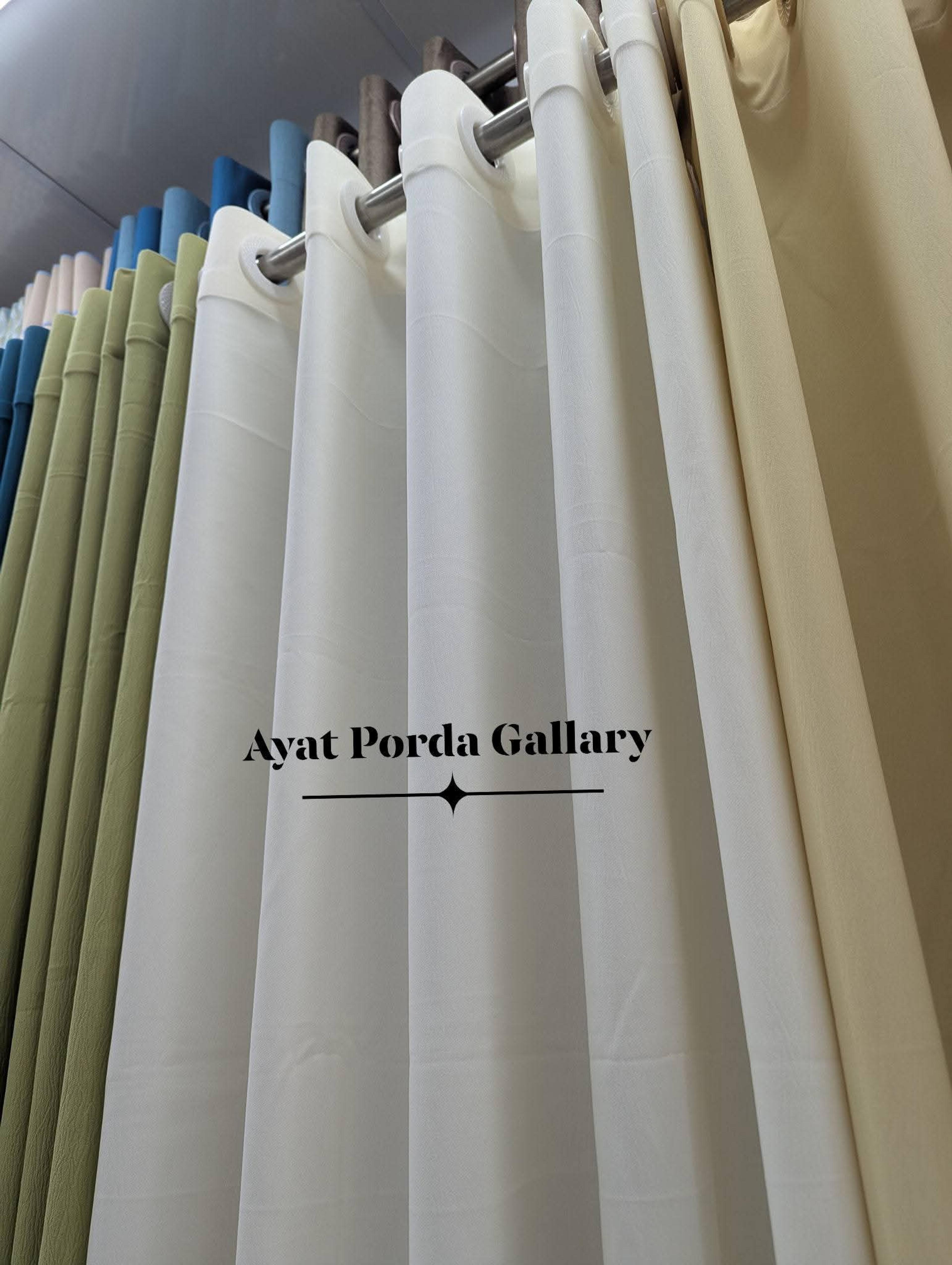 Elegant Shatin Curtain for Home Décor – 50 Inch Wide