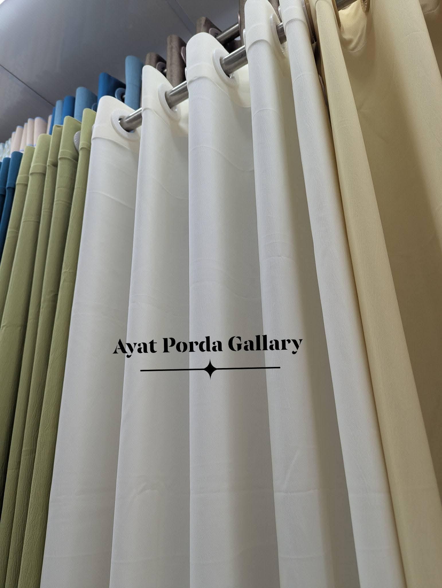 Elegant Shatin Curtain for Home DÊcor â 50 Inch Wide