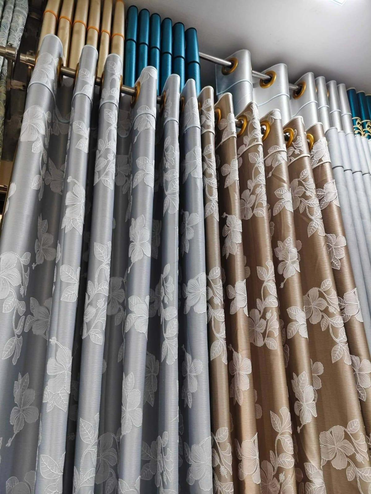 China Premium Shatin Fabric Curtain â 7 Feet Standard | Window Curtain BD