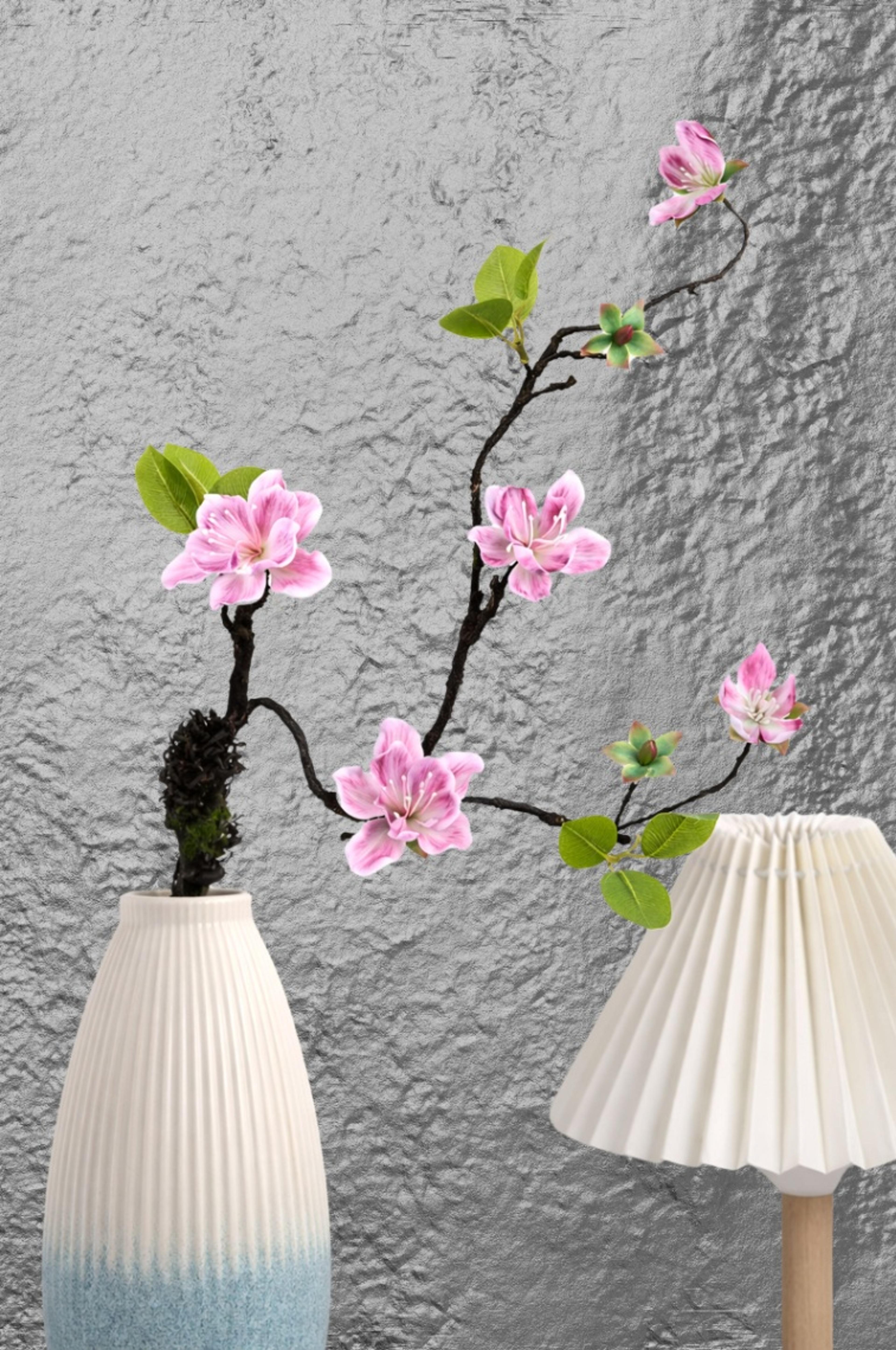 Artificial Flower Dead B ranch Gold Silk Rose R ed Orchid , Rustic Wildf lowers, Fake Small Mu ms, Artificial Flower Cra fts, Living Room Floral  Decor  | per stick