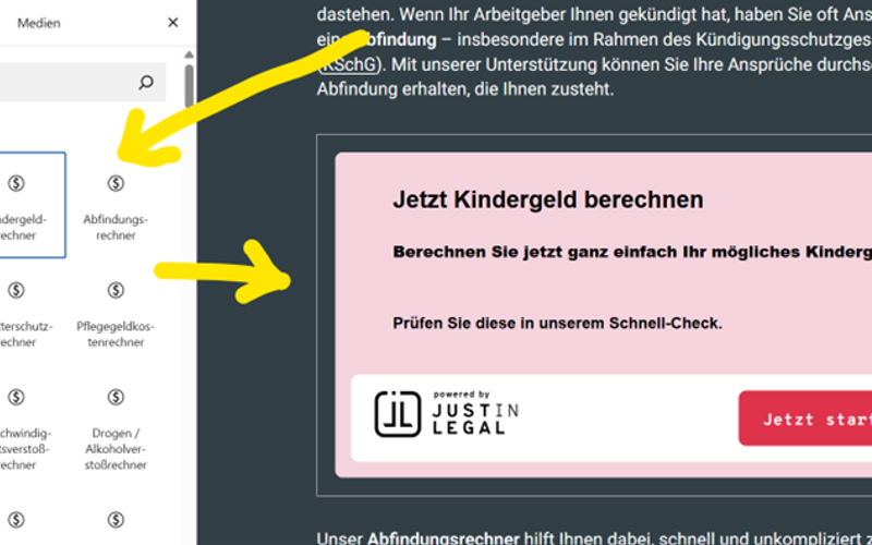 WordPress Plugin Lead Booster von Justin Legal