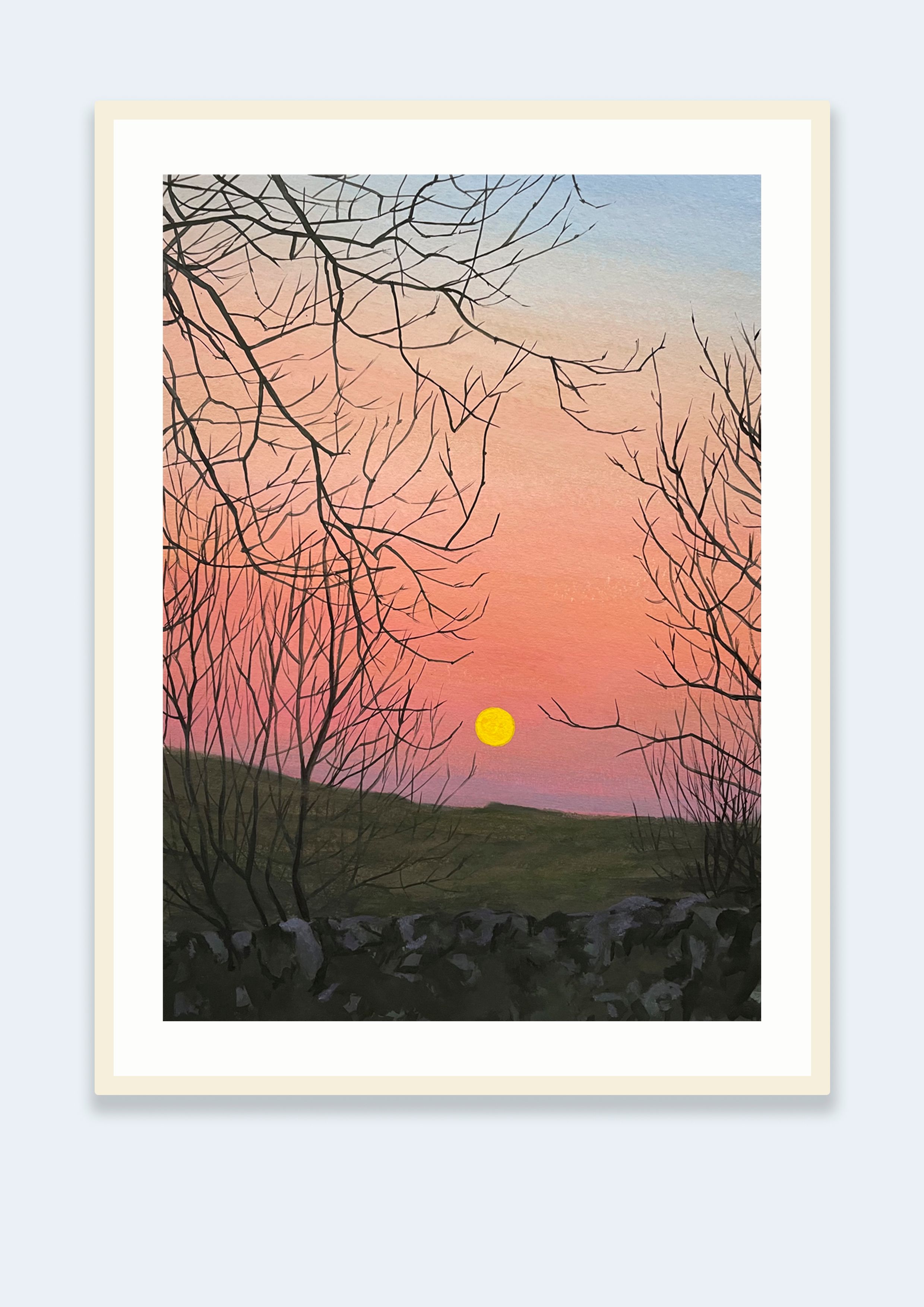 Lever de lune — vue 2