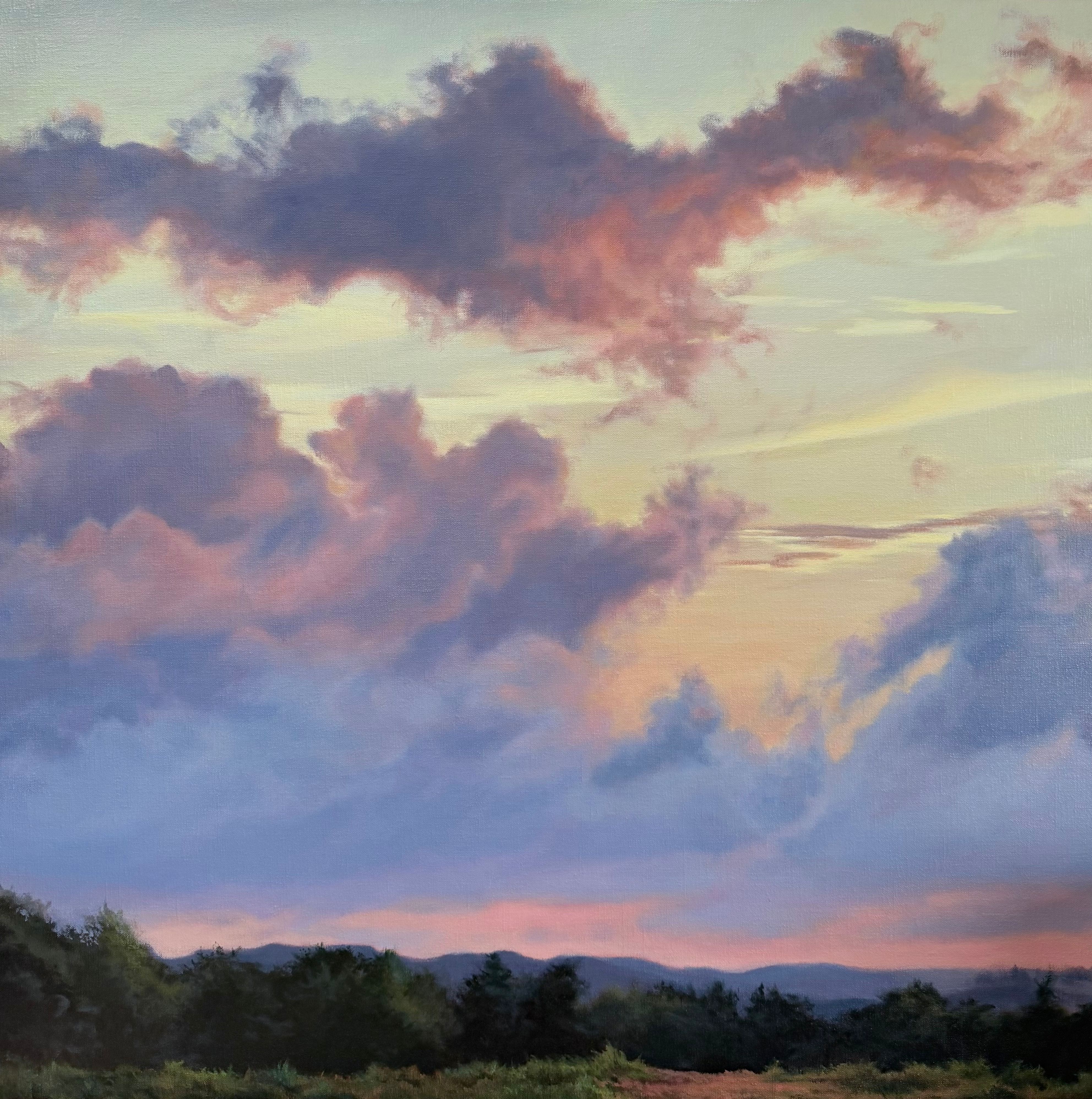 Soir d'été vers Saint-Martin-des-Olmes — vue 1