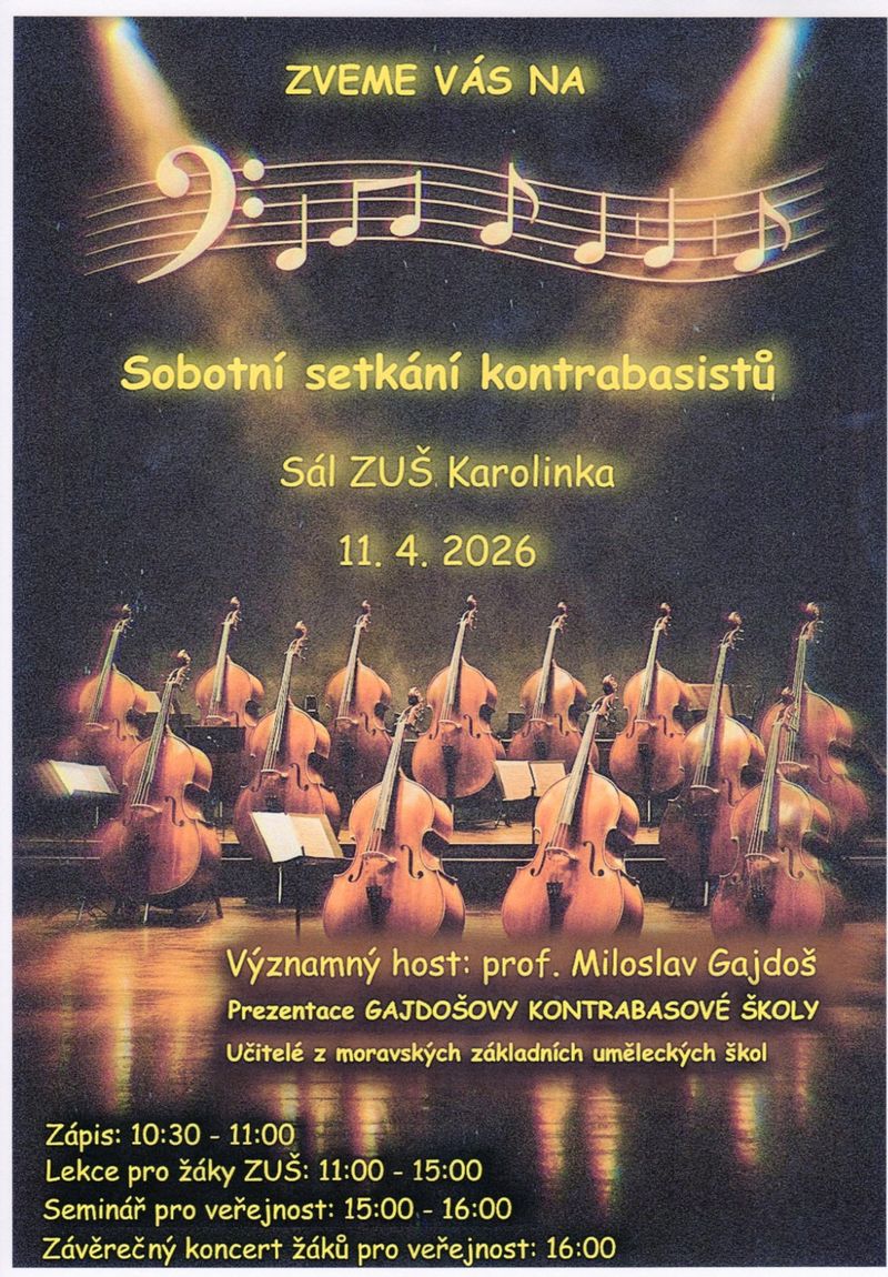 SOBOTNÍ SETKÁNÍ KONTRABASISTŮ