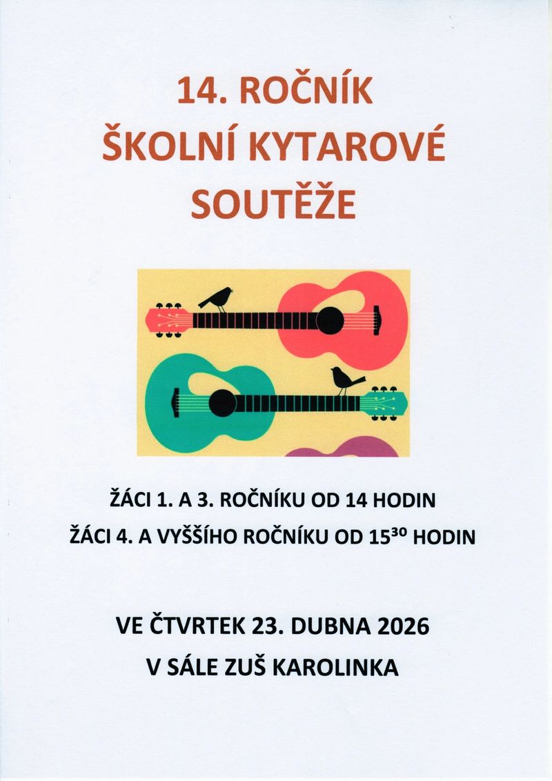 Školní kytarová soutěž