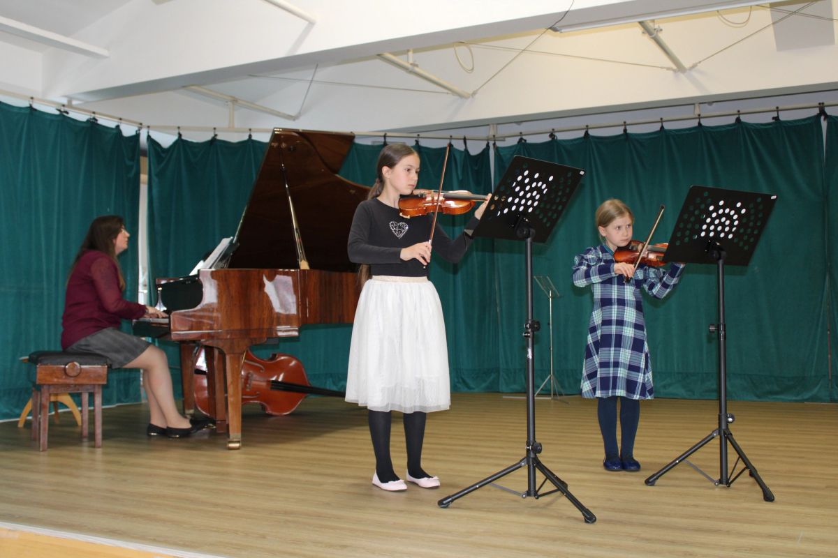 První koncert začínajících žáků školy