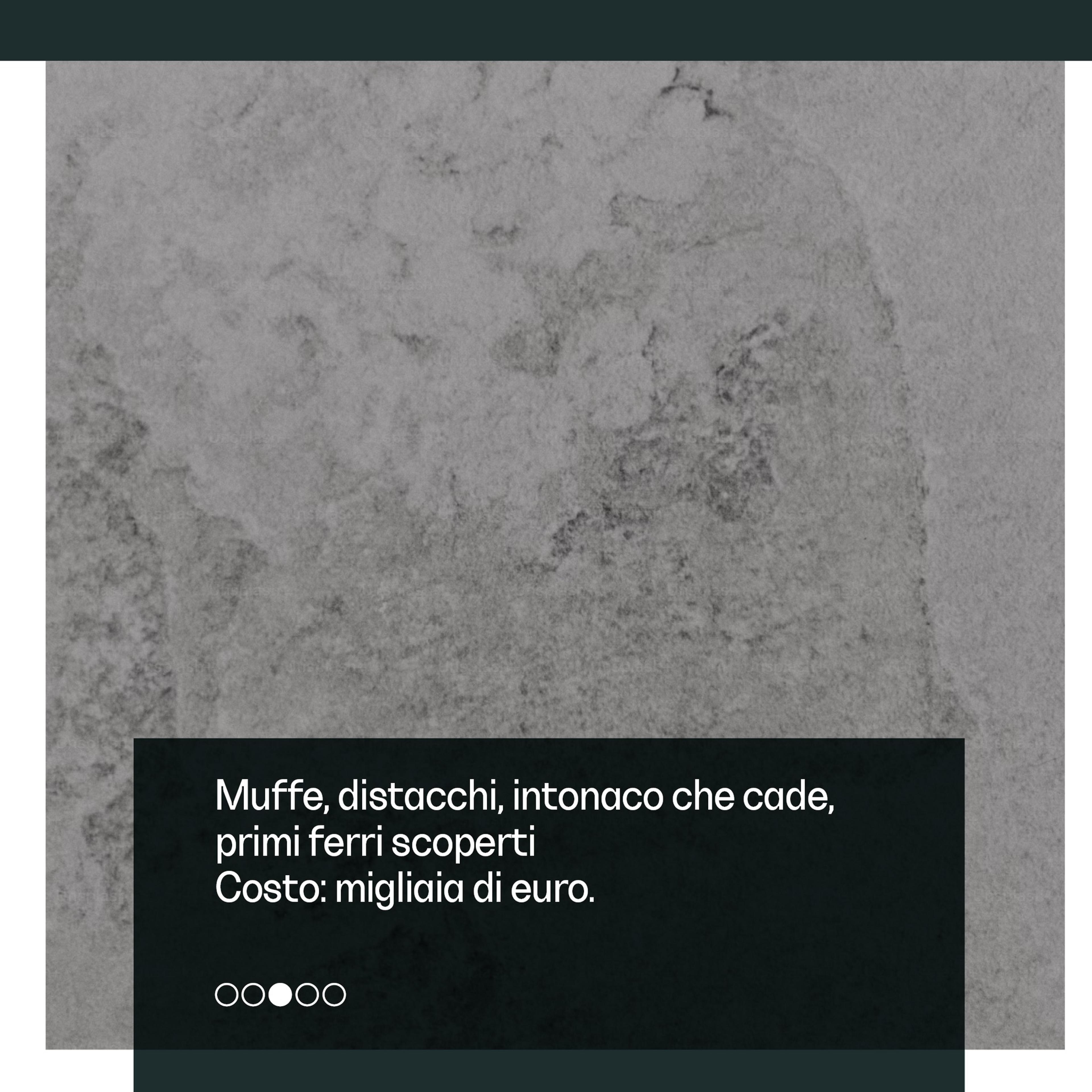 muffe e distacchi intonaco