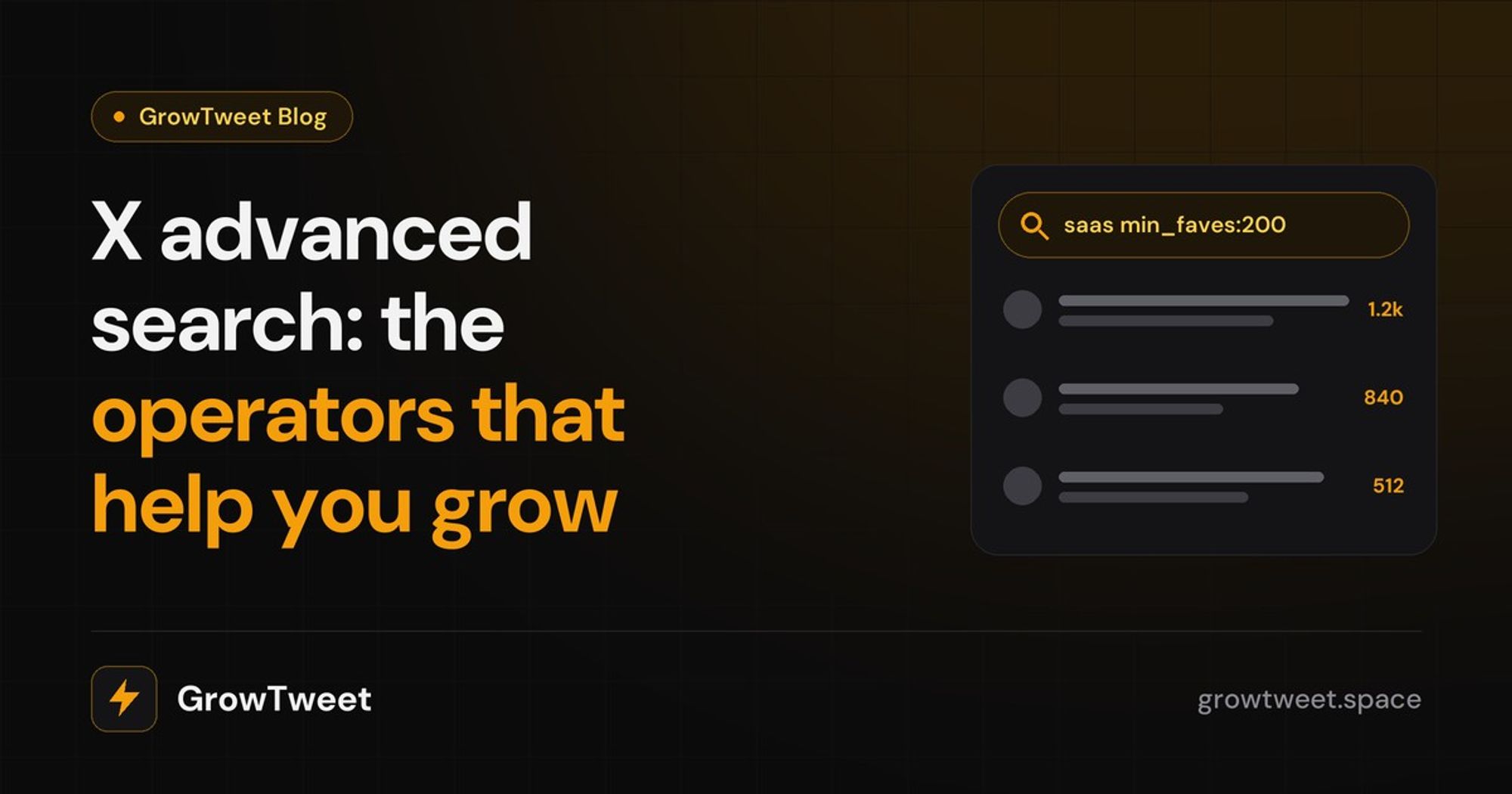 X advanced search operators that help you grow