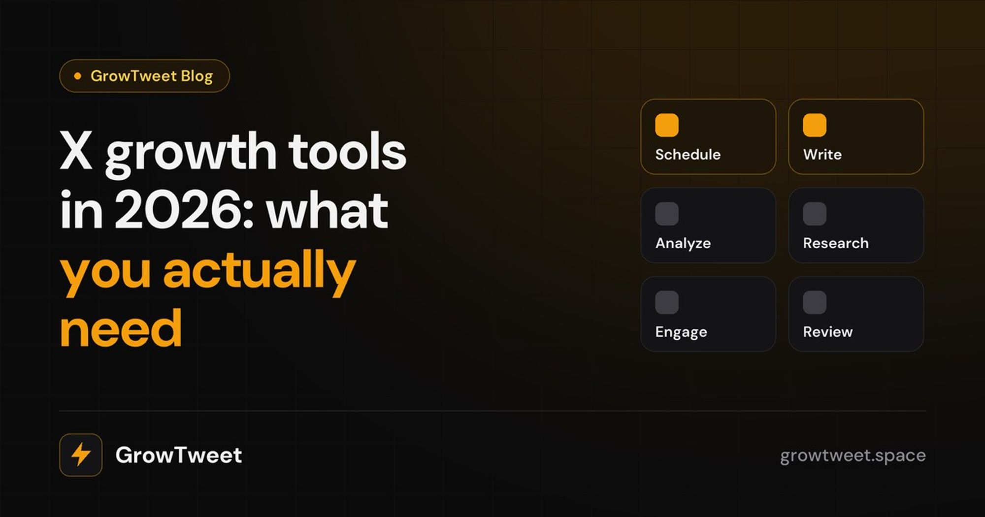 X growth tools in 2026, what you actually need