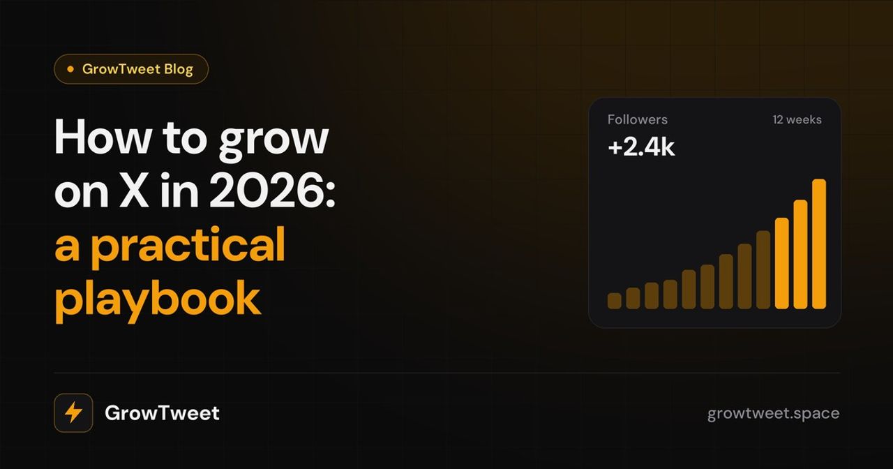 How to grow on X in 2026, a practical playbook