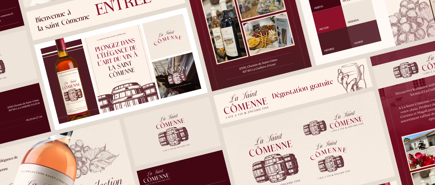 La Saint Cômenne : Un rebranding élégant pour réveiller une cave familiale provençale