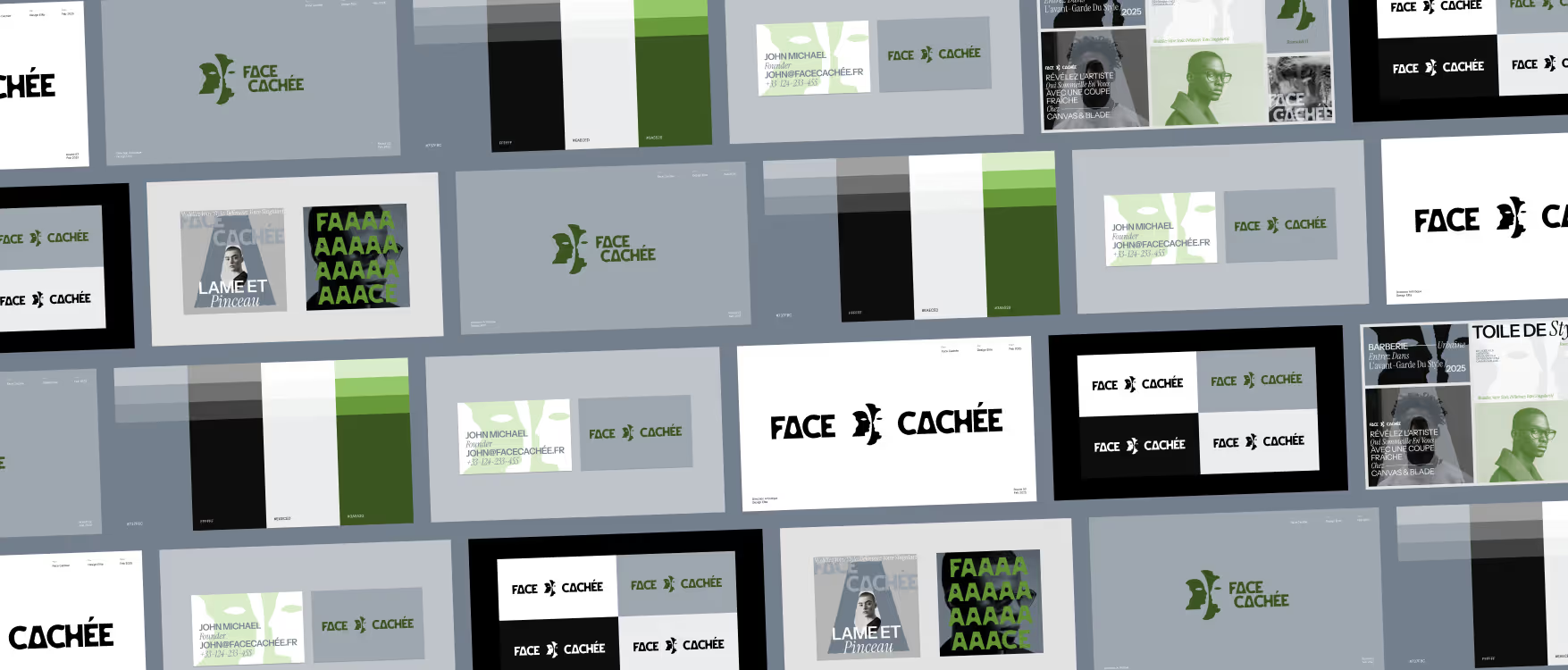 Face Cachée: A hybrid barber shop concept
