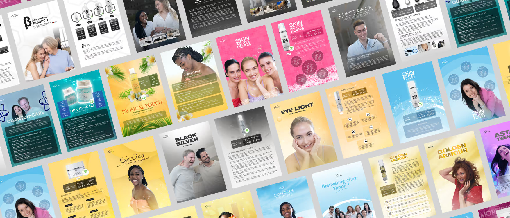 Yanoli: a multilingual catalog for a wellness brand