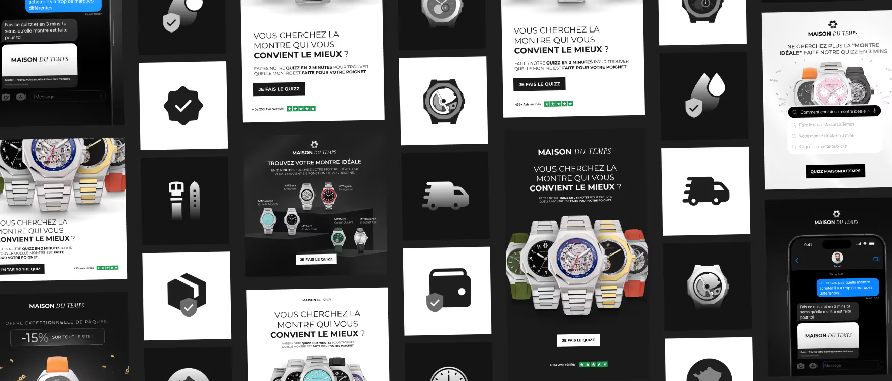 MaisonDuTemps : Des emails qui convertissent, une image qui inspire confiance