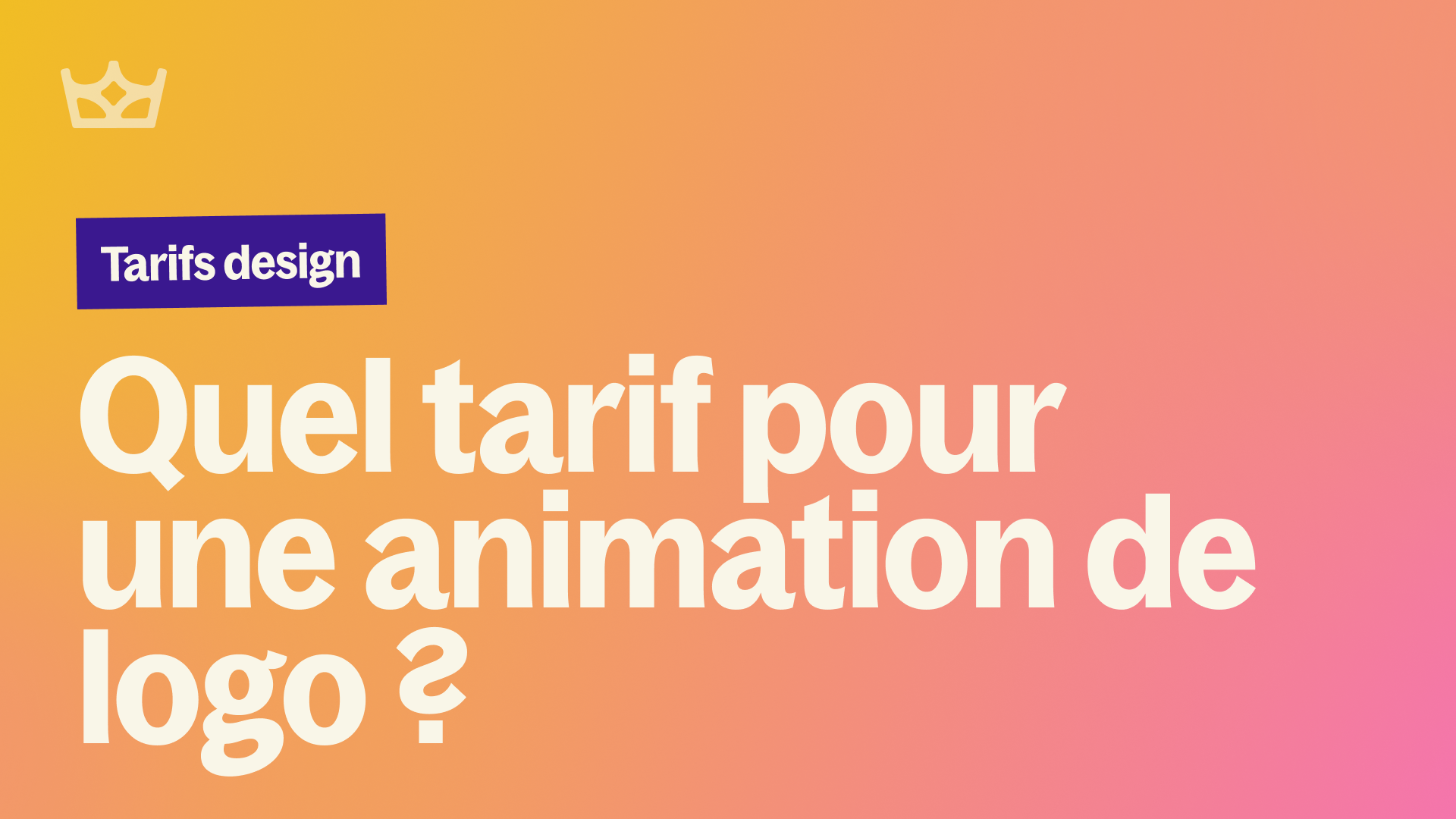 Devis Animation Logo : Estimer et réaliser votre Logo Animé