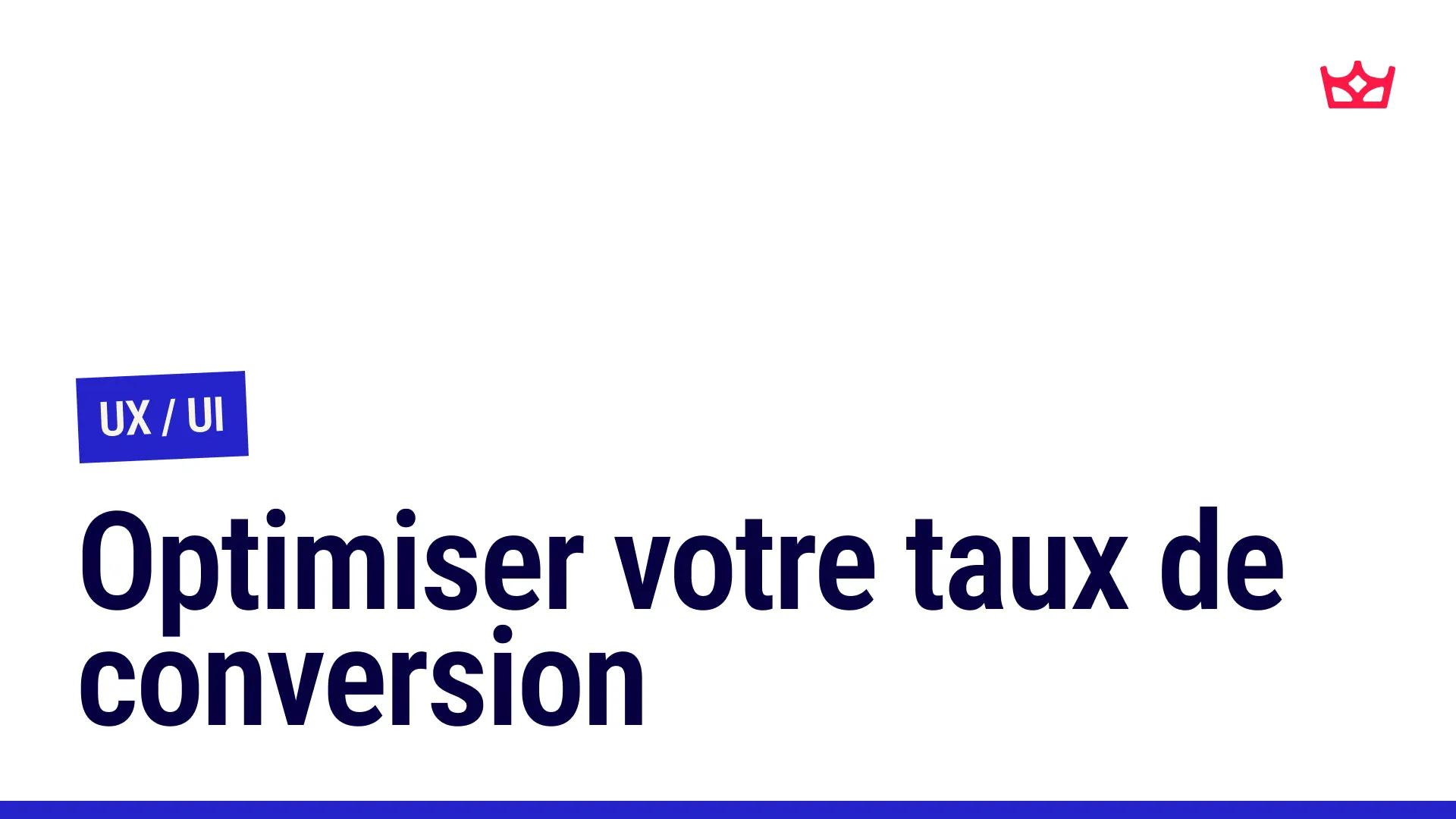 Boostez vos ventes avec l'optimisation du taux de conversion