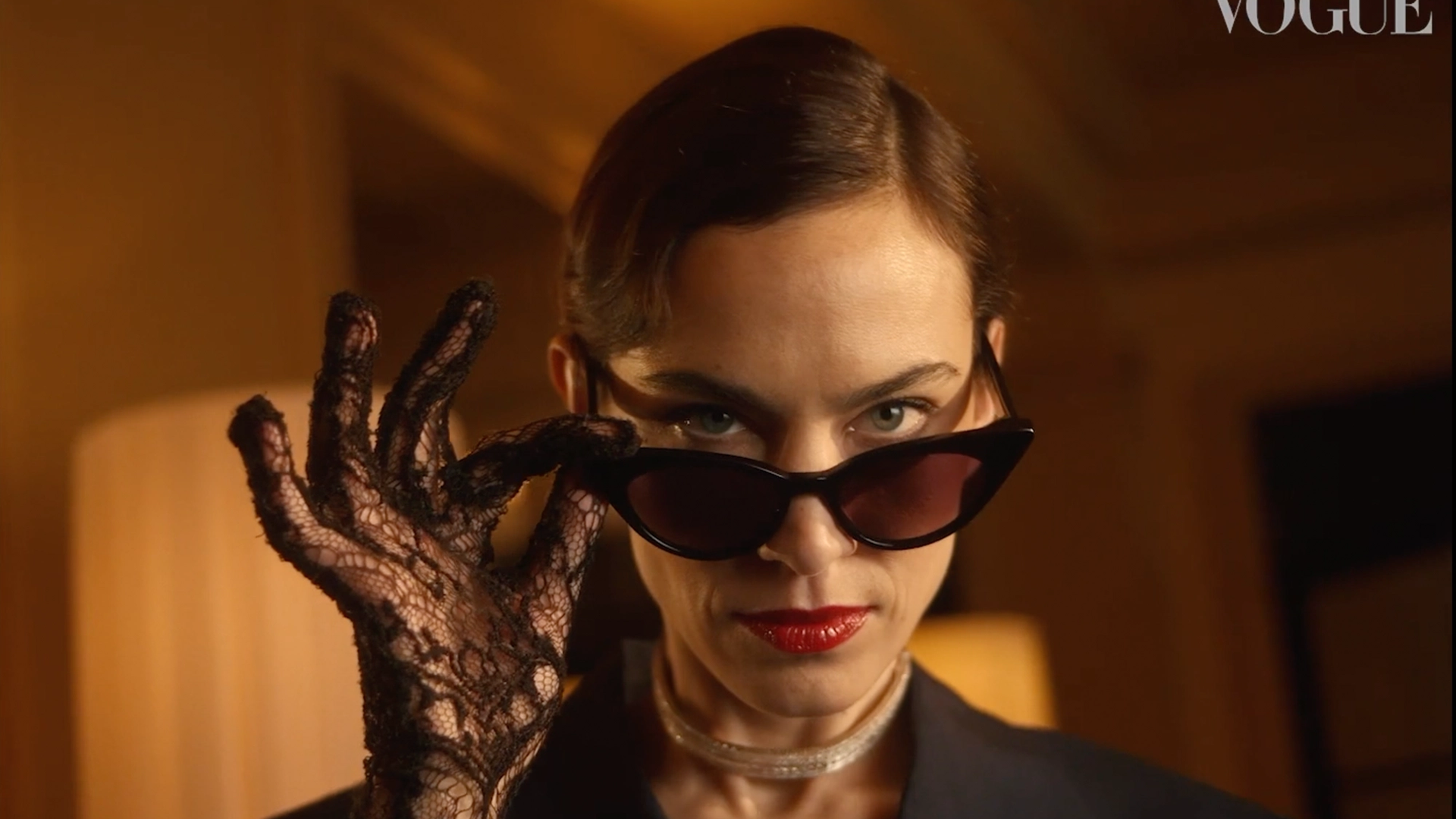 Alexa Chung discussing the joy of dressing up, inspired by the film Babylon.