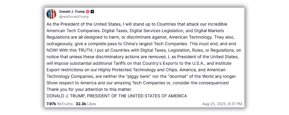 Korea Should Heed Trump’s Warning About Attacking US Tech Companies