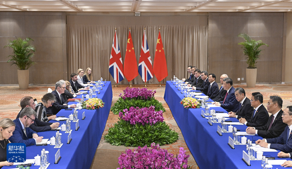 UK and PRC delegations meet at the G20 Summit in Rio De Janeiro, November 2024 (photo: PRC Embassy in the United States)