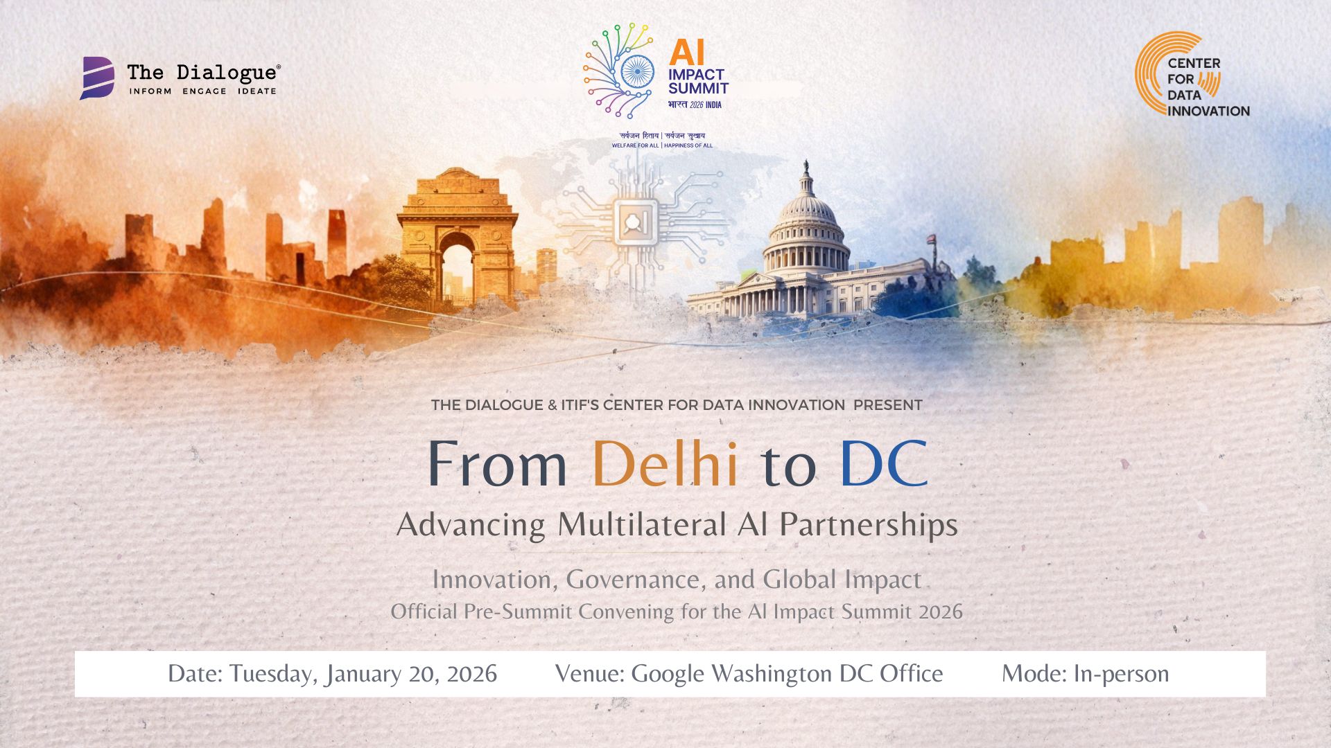 Advancing Multilateral AI Partnerships: A Pre-Summit Event for 2026 AI Impact Summit
