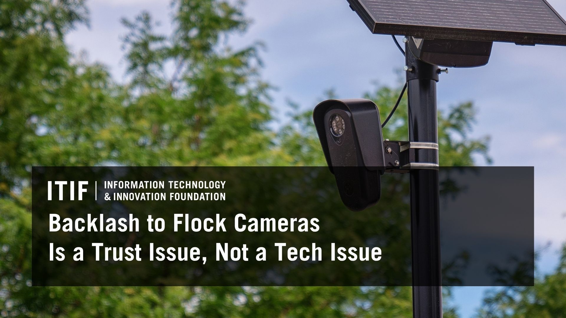 ITIF Says Backlash to Flock Cameras Is a Trust Problem