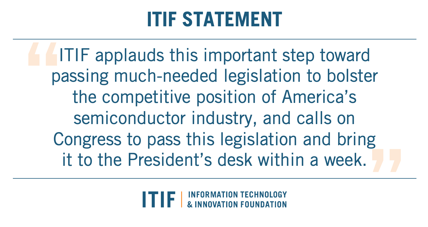 ITIF Urges Passage Of The CHIPS-Plus Act To Bolster U.S ...