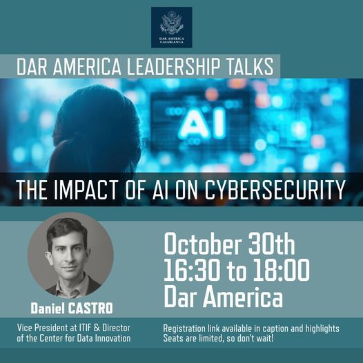 Daniel Castro presents on the impact of AI on cybersecurity.