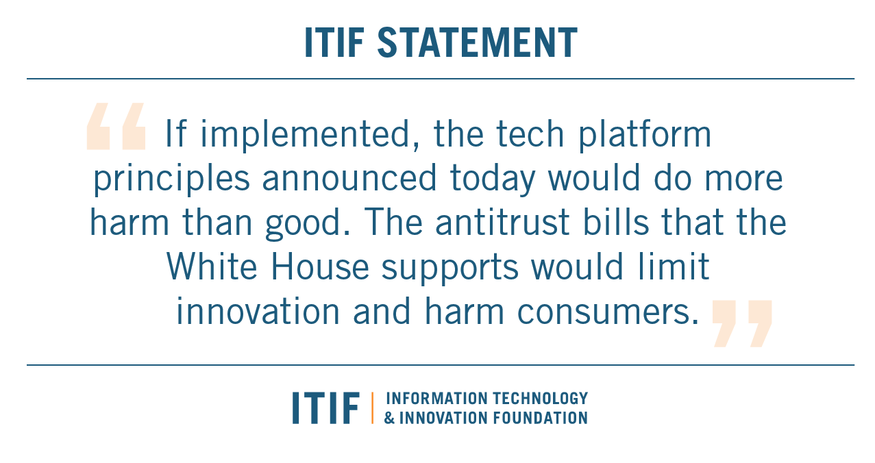 White House’s Principles on Tech Platforms Exaggerate Risks and ...
