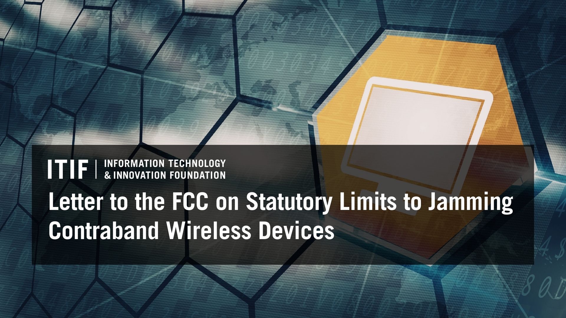 Letter to FCC Regarding Combating Contraband Wireless Device Use in Correctional Facilities