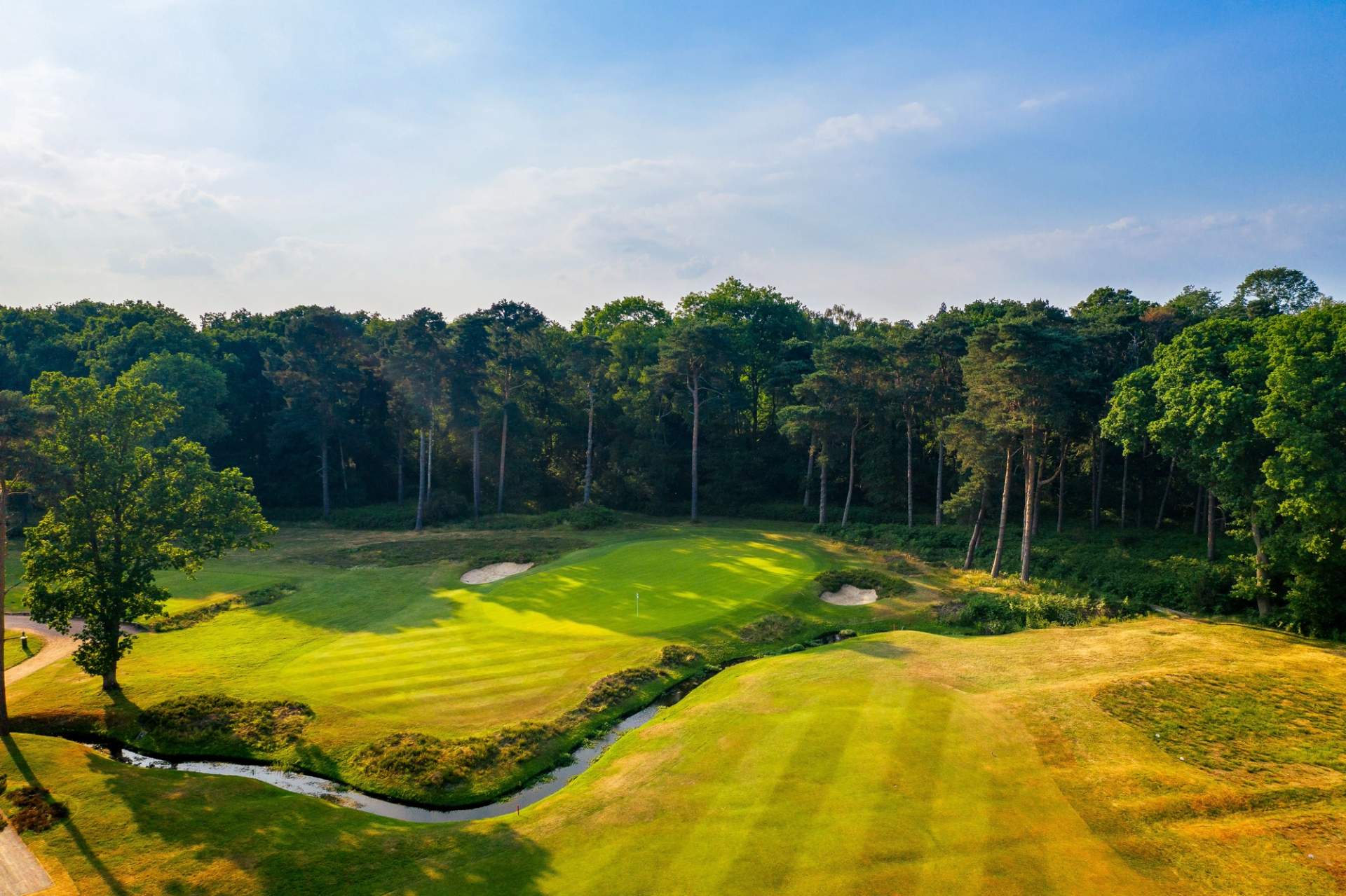 Woking Golf Club in summer