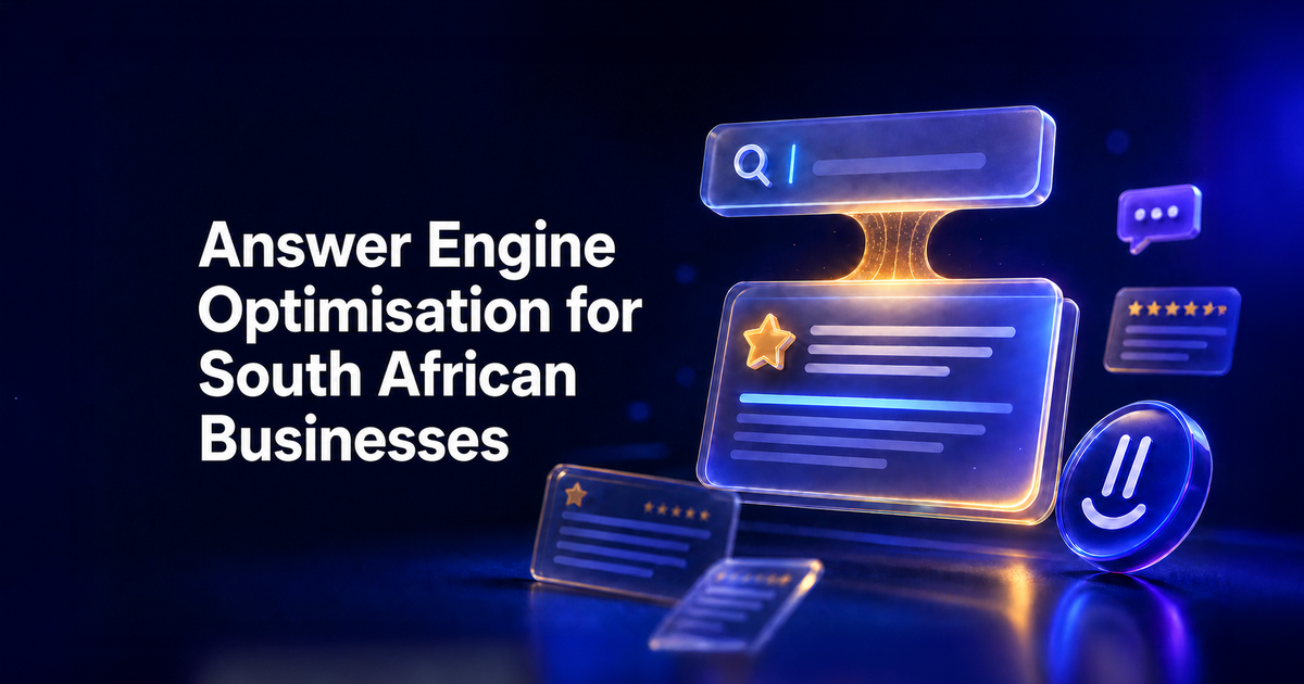 How South African businesses show up in AI search answers, answer engine optimisation explained