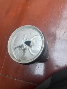 Broken can