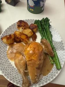 Served dinner