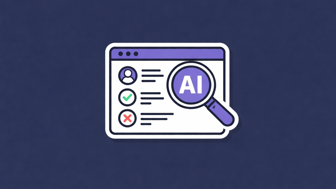AI screening a resume