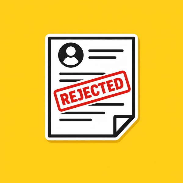 resume with a rejected print 