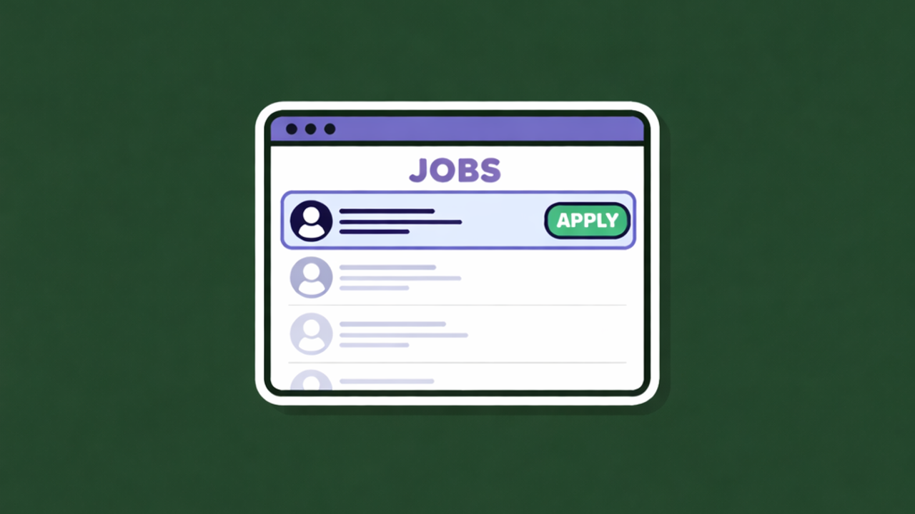 job board with fake application
