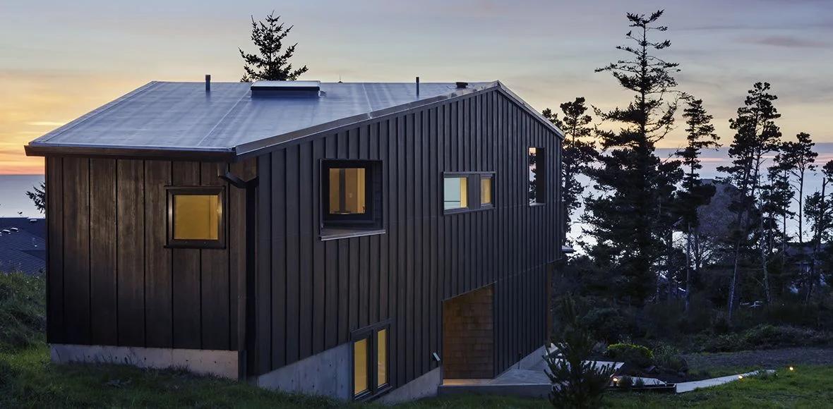 Oceanside Beach House - Oceanside, Oregon project featuring Innotech windows