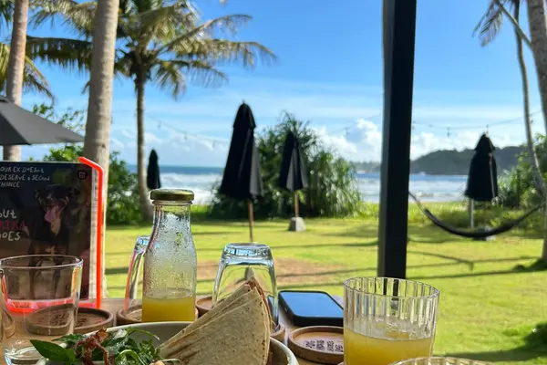 Mutts Street Dog Café at Talalla Beach, Sri Lanka