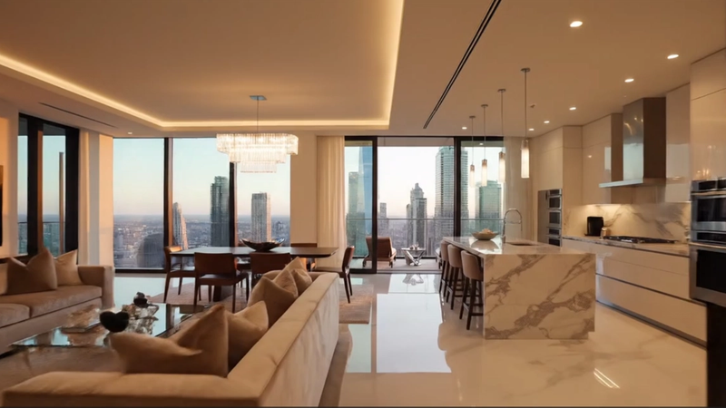 Nowoczesny penthouse w wysokim standardzie