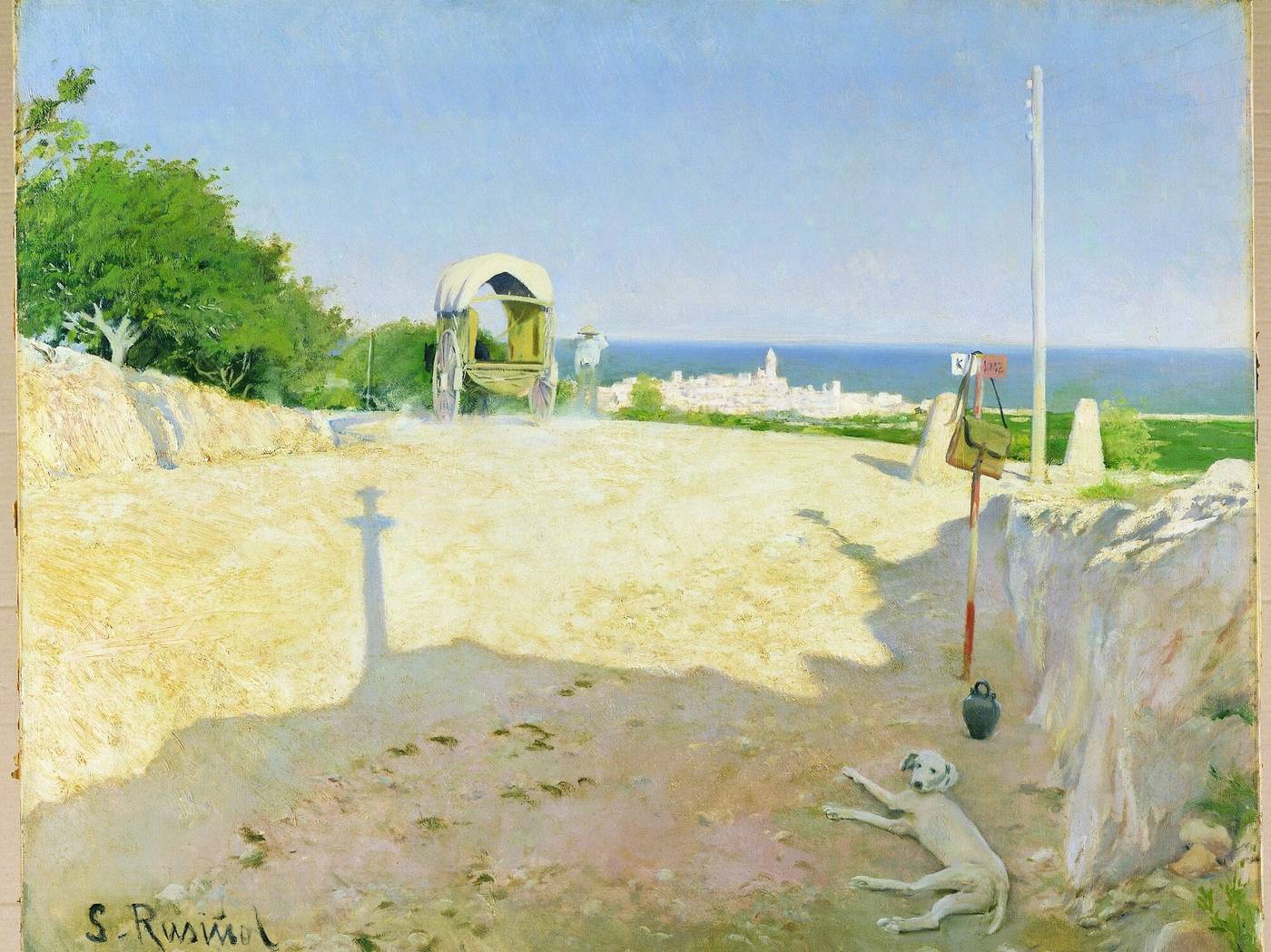 Santiago Rusiñol, La cruz de término