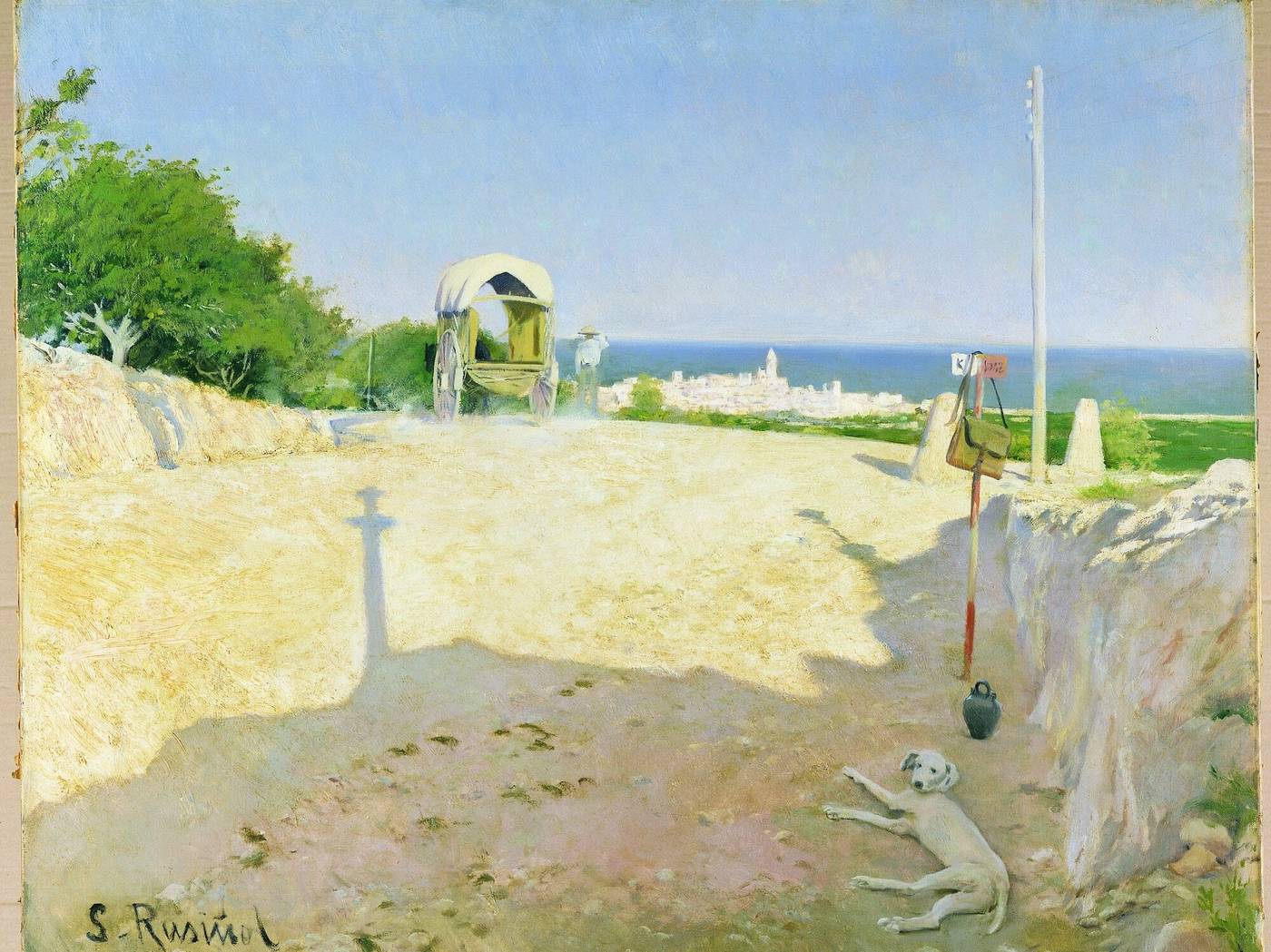 Santiago Rusiñol, La cruz de término