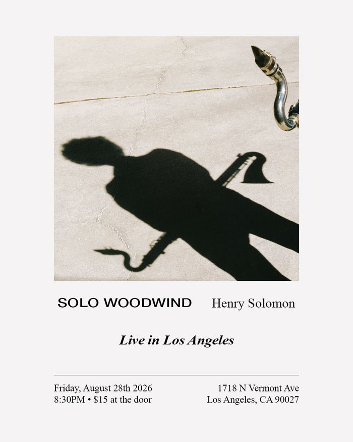 Solo Woodwind live in Los Angeles