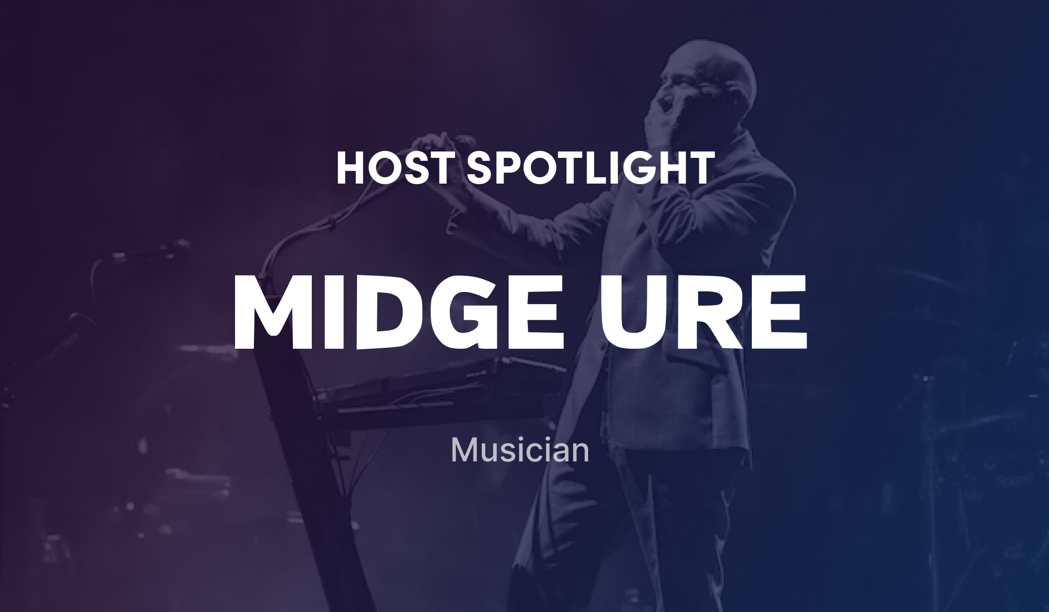 Amping Up the Fun: Midge Ure’s Virtual Jam Sessions  customer story photo