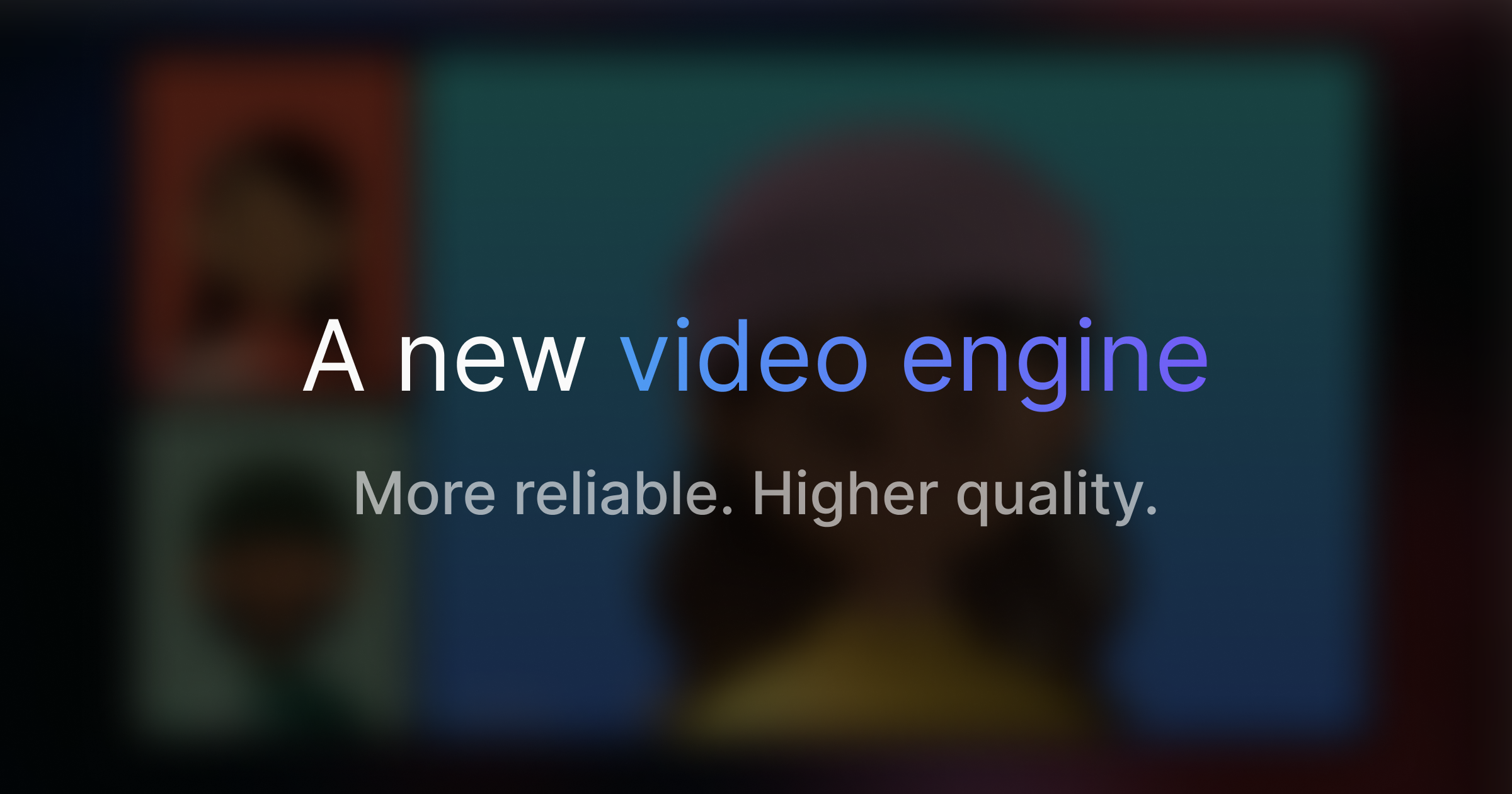 New video engine launched ⚛️ customer changelog photo