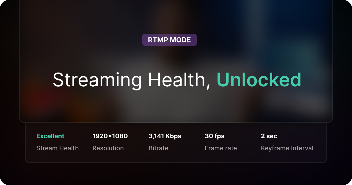 RTMP Metrics & v3 Beta Invites 🎫 customer changelog photo