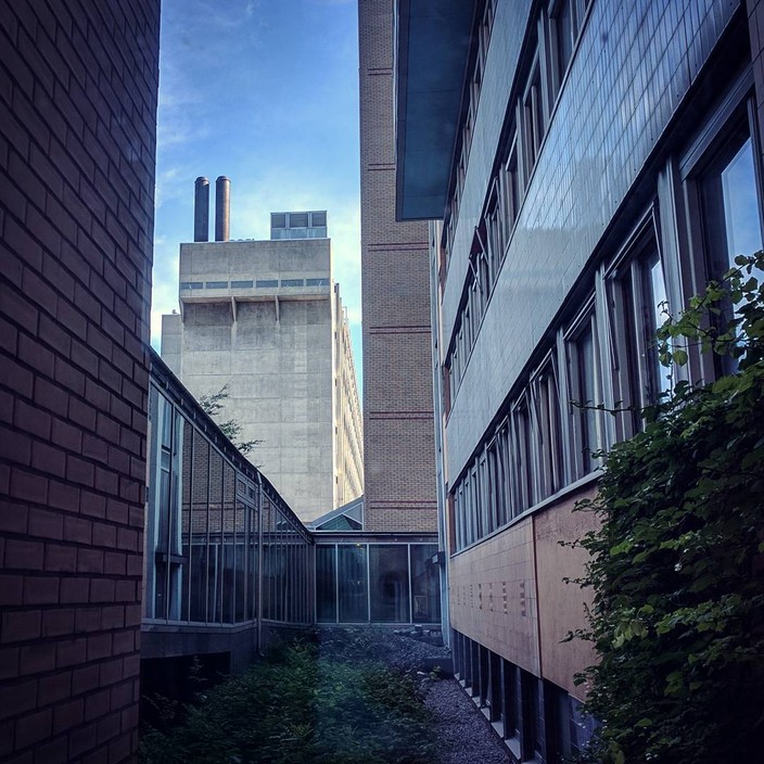 Architecture at Ullevål Hospital, Oslo