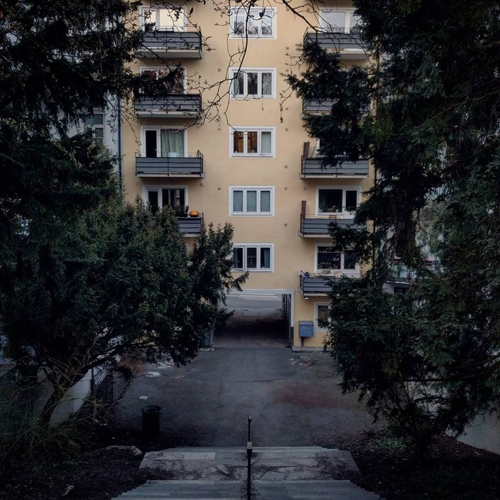 Apartment building near Stensparken, Oslo